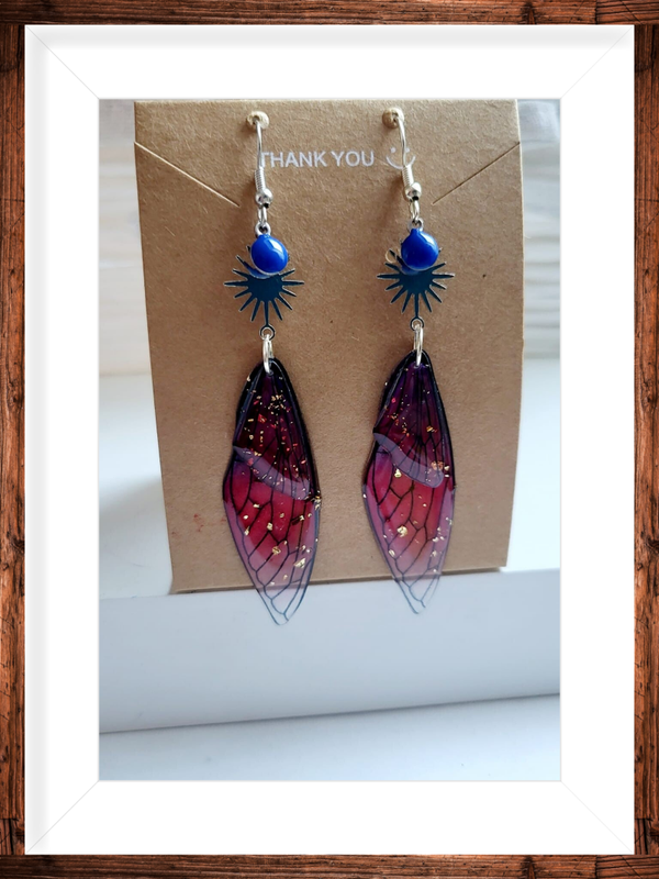 boucles d' oreilles   crochets argentées