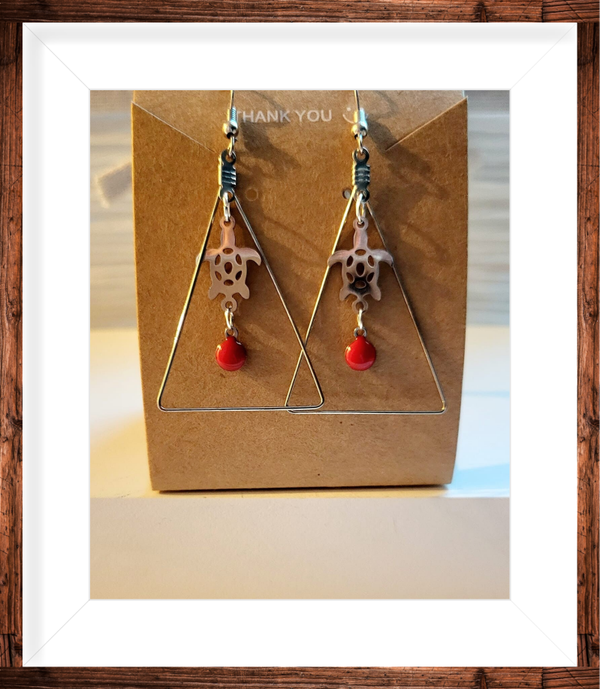 boucles d' oreilles   crochets argentées