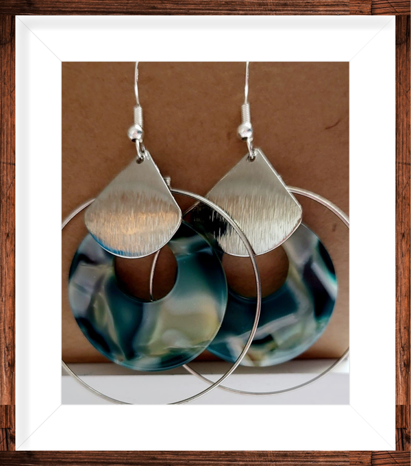Boucles d’oreilles type créoles