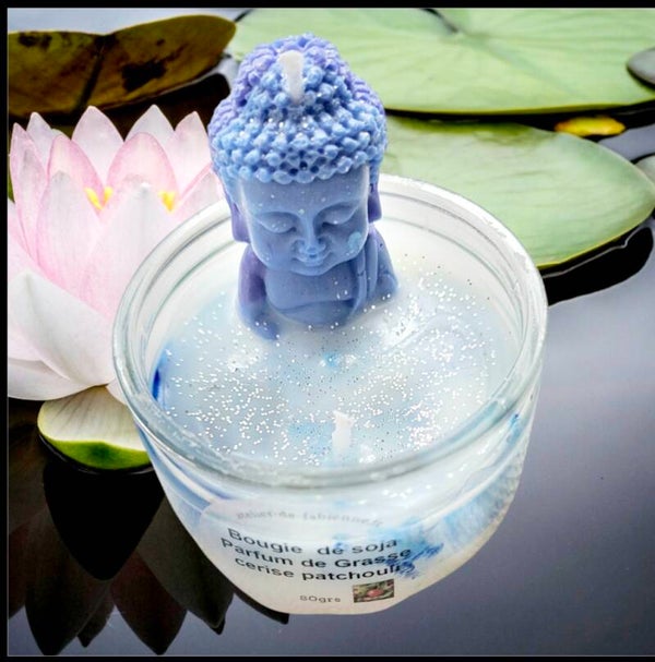 Pot bougie soja boudha