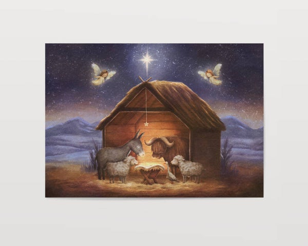 Kerstkaart ''Kerststalletje'' - wholesale