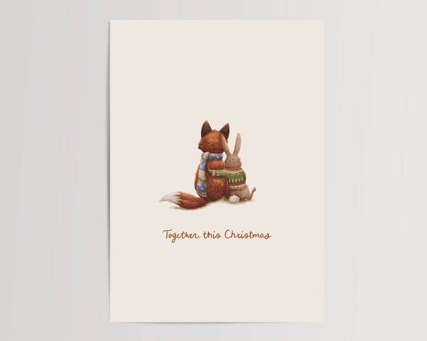 Kerstkaart ''Samen Deze Kerst'' - wholesale