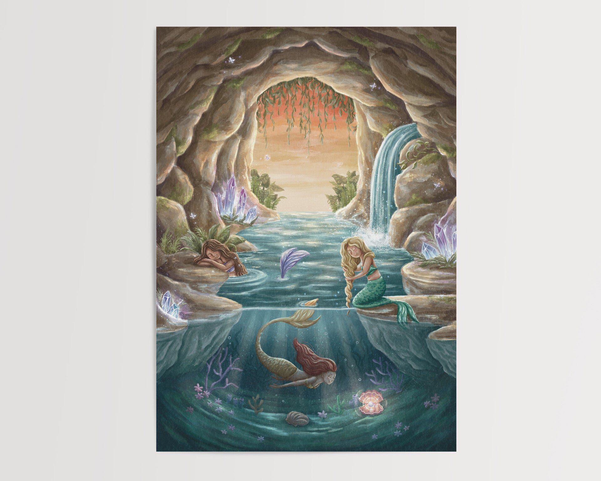 ''Zeemeerminnen Grot'' Kaart