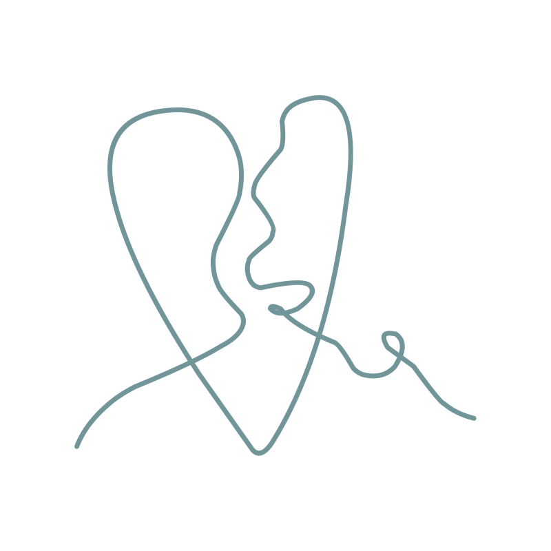 line drawing of a broken heart, grief counselling and bereavement counselling in Stroud, pet loss, grief counselling for pets