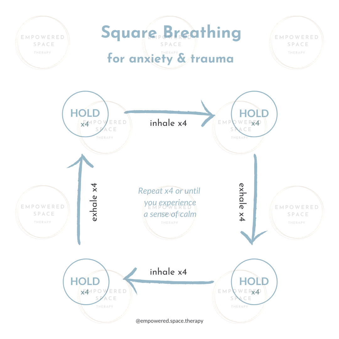 breathing strategy for trauma and anxiety, breathing technique to relax