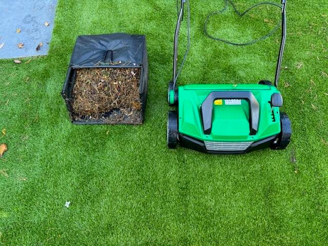 Kunstgras onderhoud borstelmachine