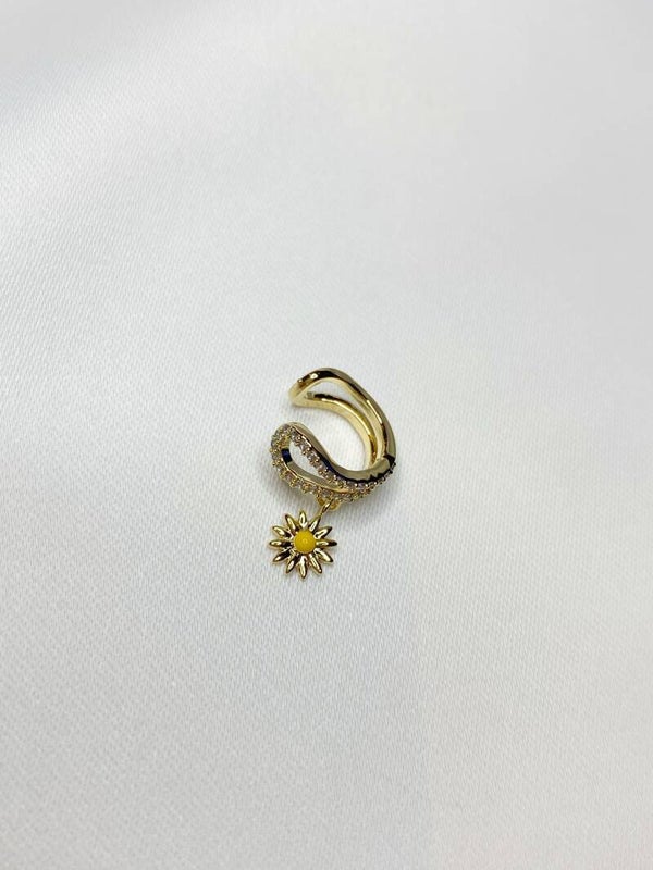 Flower Ear Cuff