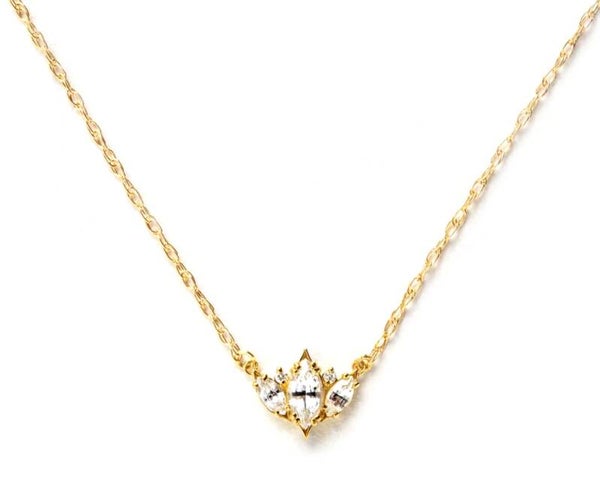 Crown Necklace Gold