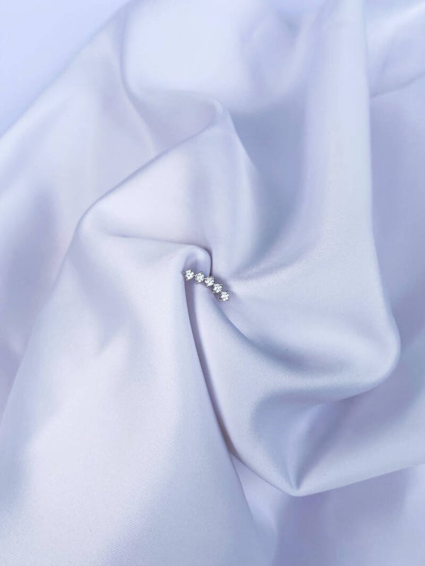 Zoey Earstud Silver