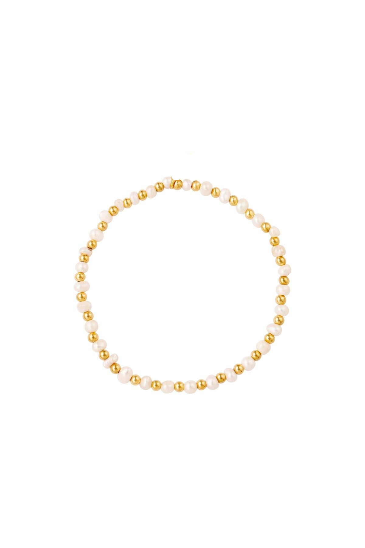 Pearl bracelet gold