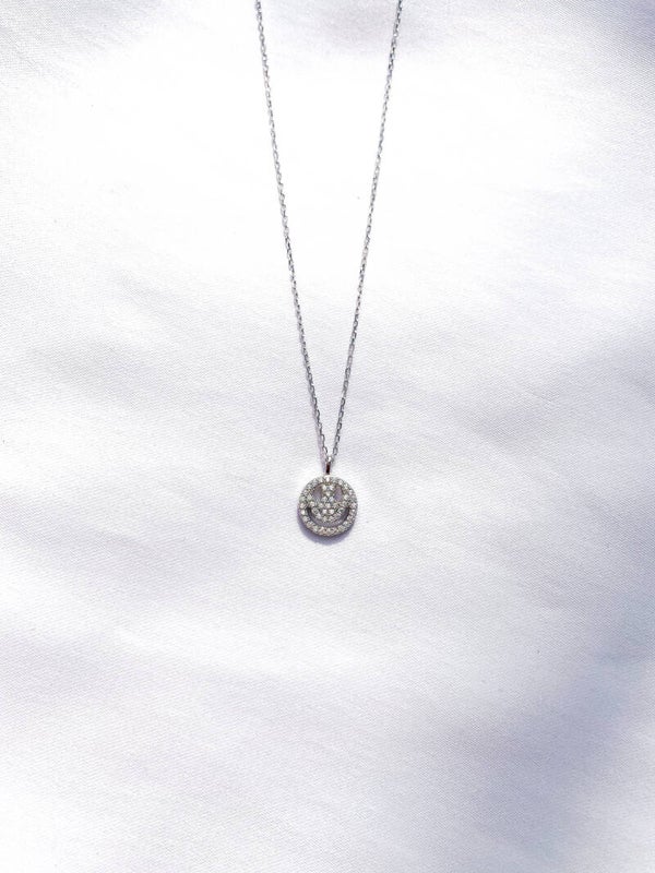 Smiley face necklace