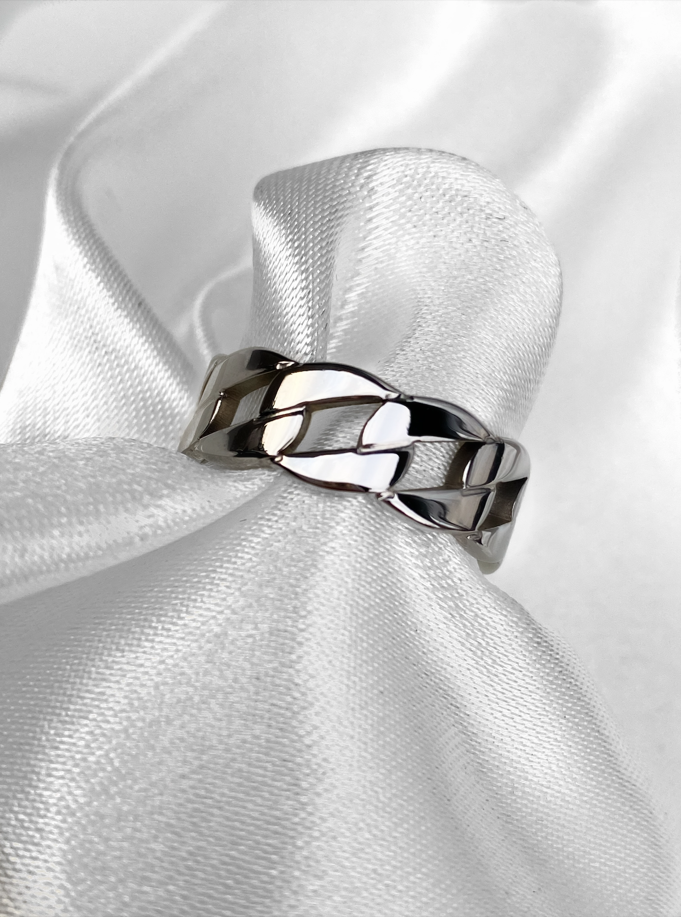 Cubano Ring SIlver