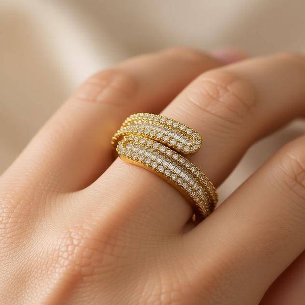 Duo Sparkle Ring