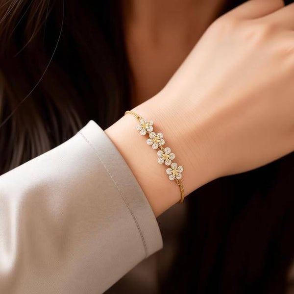 Golden Blossom Bracelet