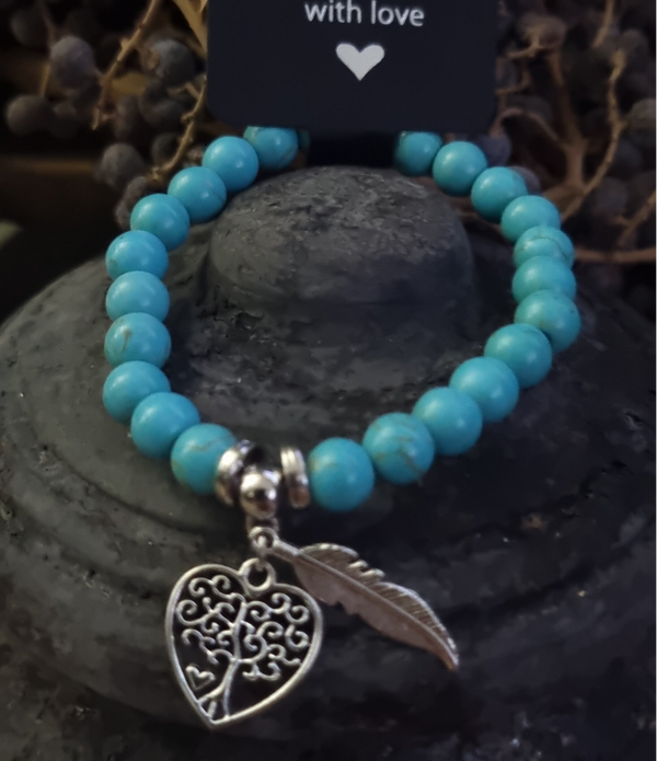 Armband met Turkoois