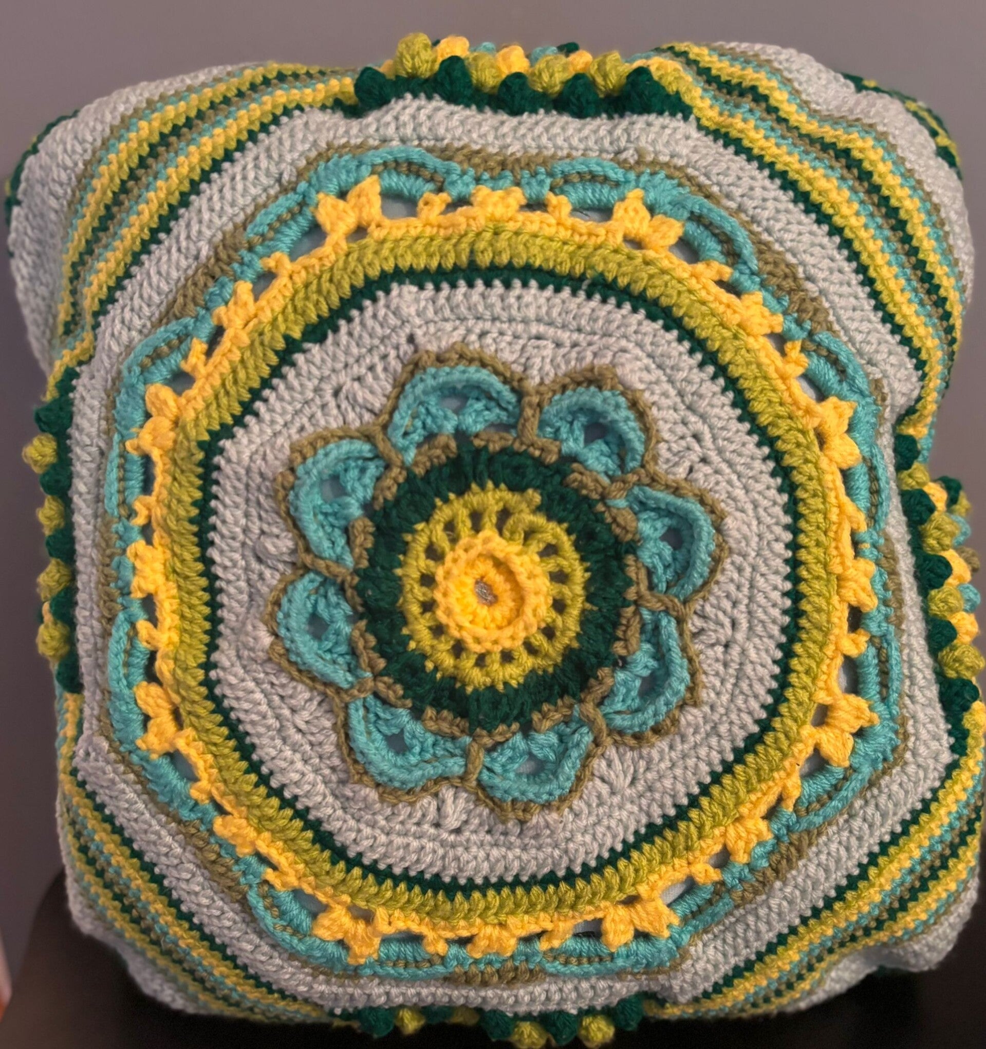 Pillow Case - Square - Assorted Greens