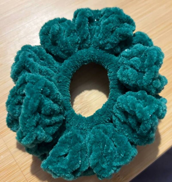 Scrunchie - Sparkly Green