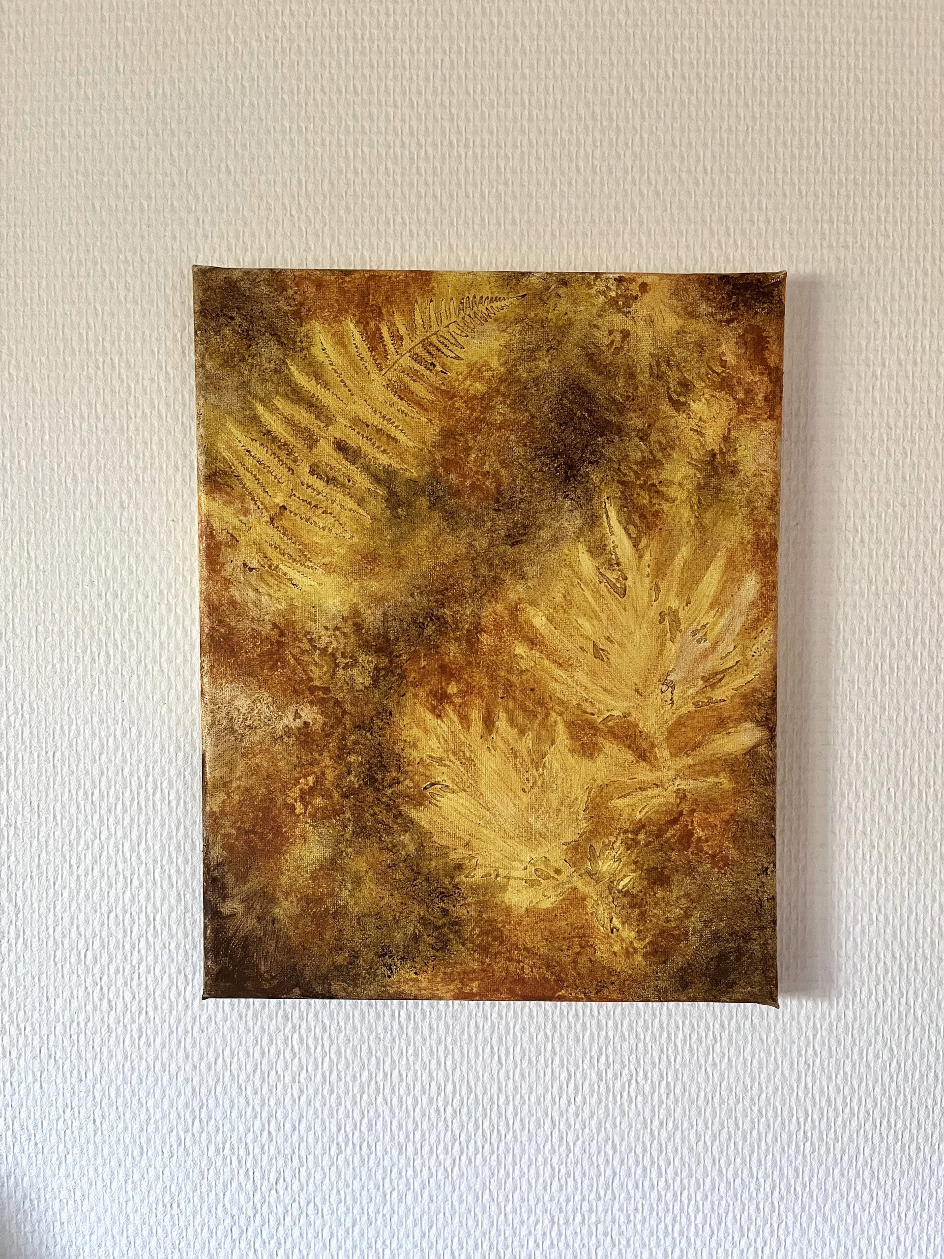 Aardepigment schilderij