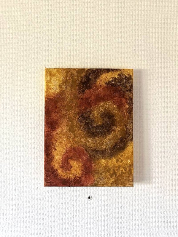 Aardepigment schilderij