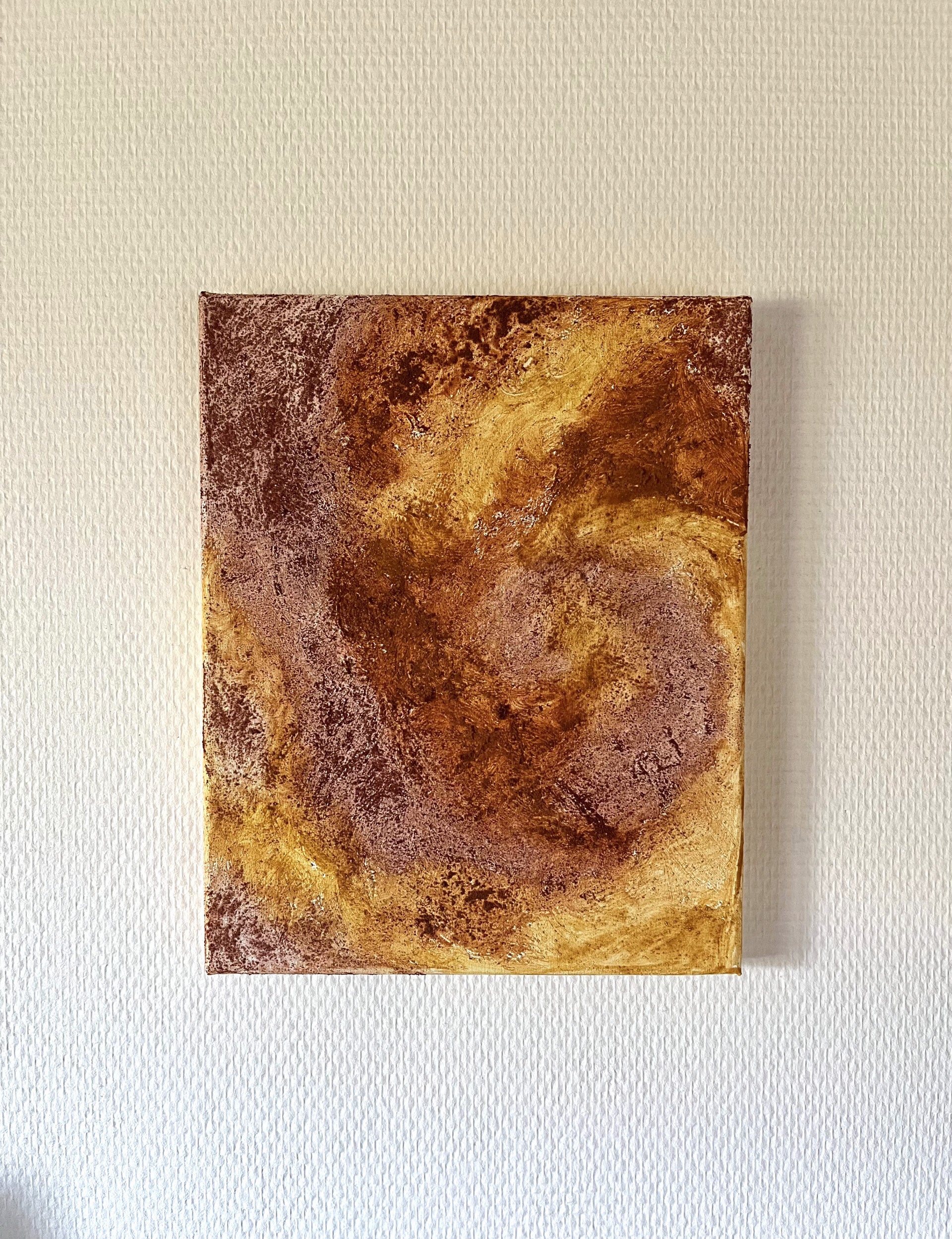 Aardepigment schilderij