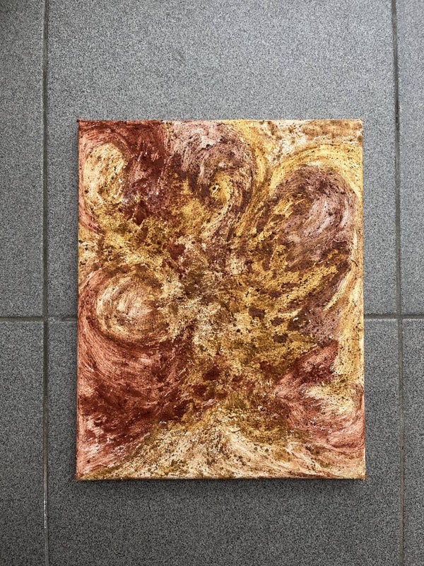 Aardepigment schilderij
