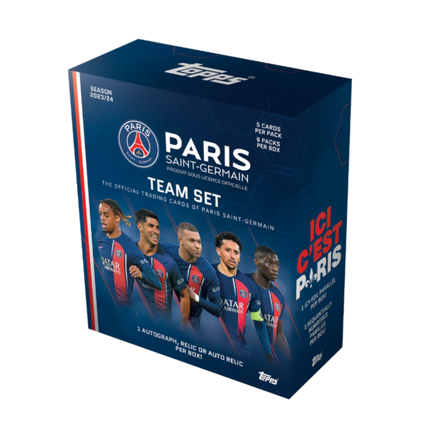 2023-24 Topps Paris Saint Germain Team Set ( Live Boxbreak)
