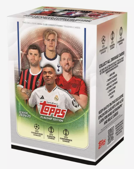 2024 25 Topps UEFA Club Competitions Value Box ( Live Boxbreak)
