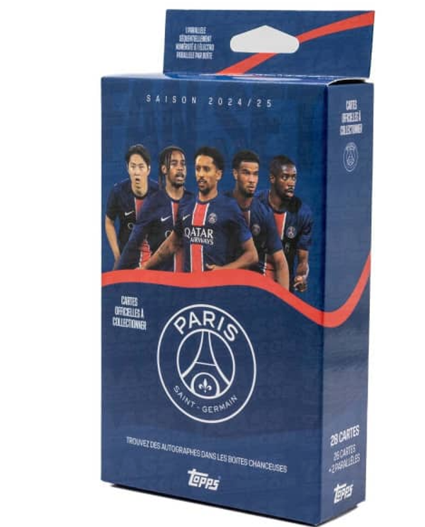 2024/25 Topps Paris Saint Germain Official Fan-Set ( Live Boxbreak)