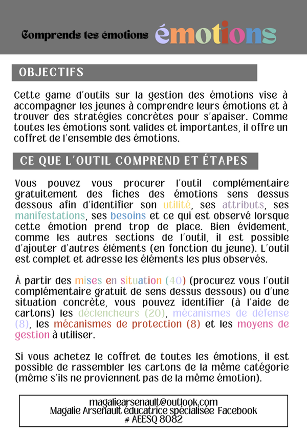 Comprendre ses émotions