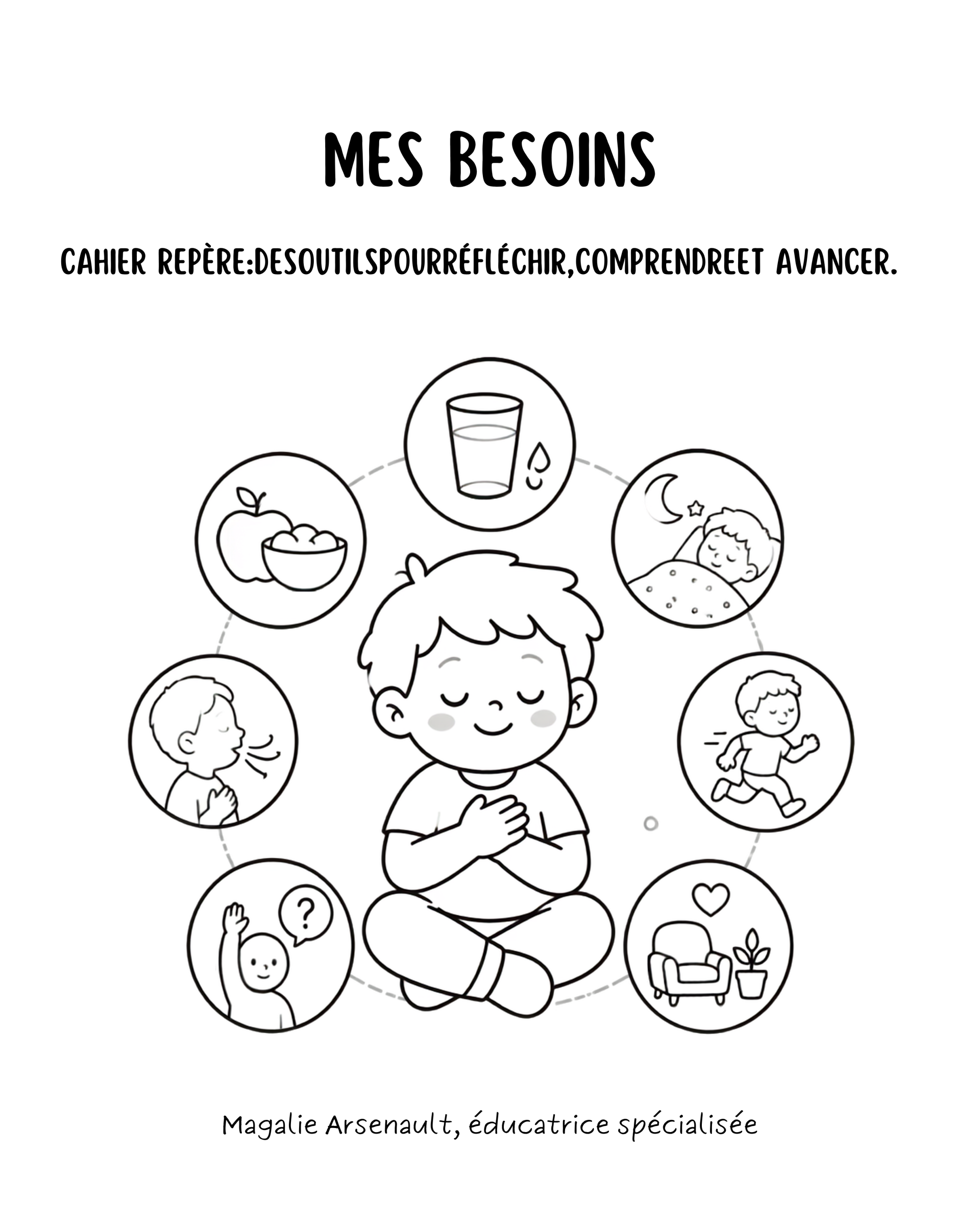 Cahier repère: Mes besoins