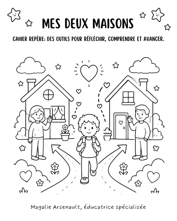Cahier repère: Mes deux maisons