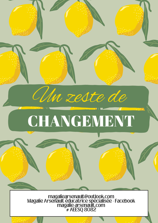 Un zeste de changement