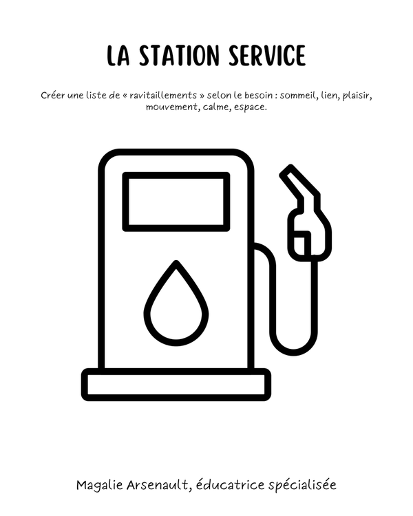 La station service