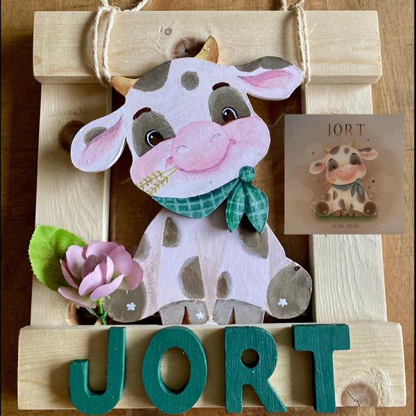 Cadeau geïnspireerd op geboortekaartje