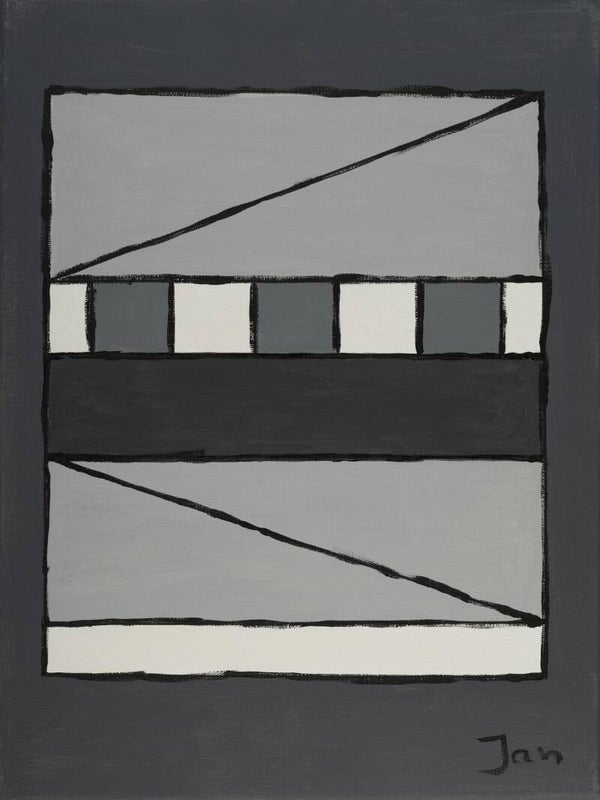 Grijs - zwart compositie