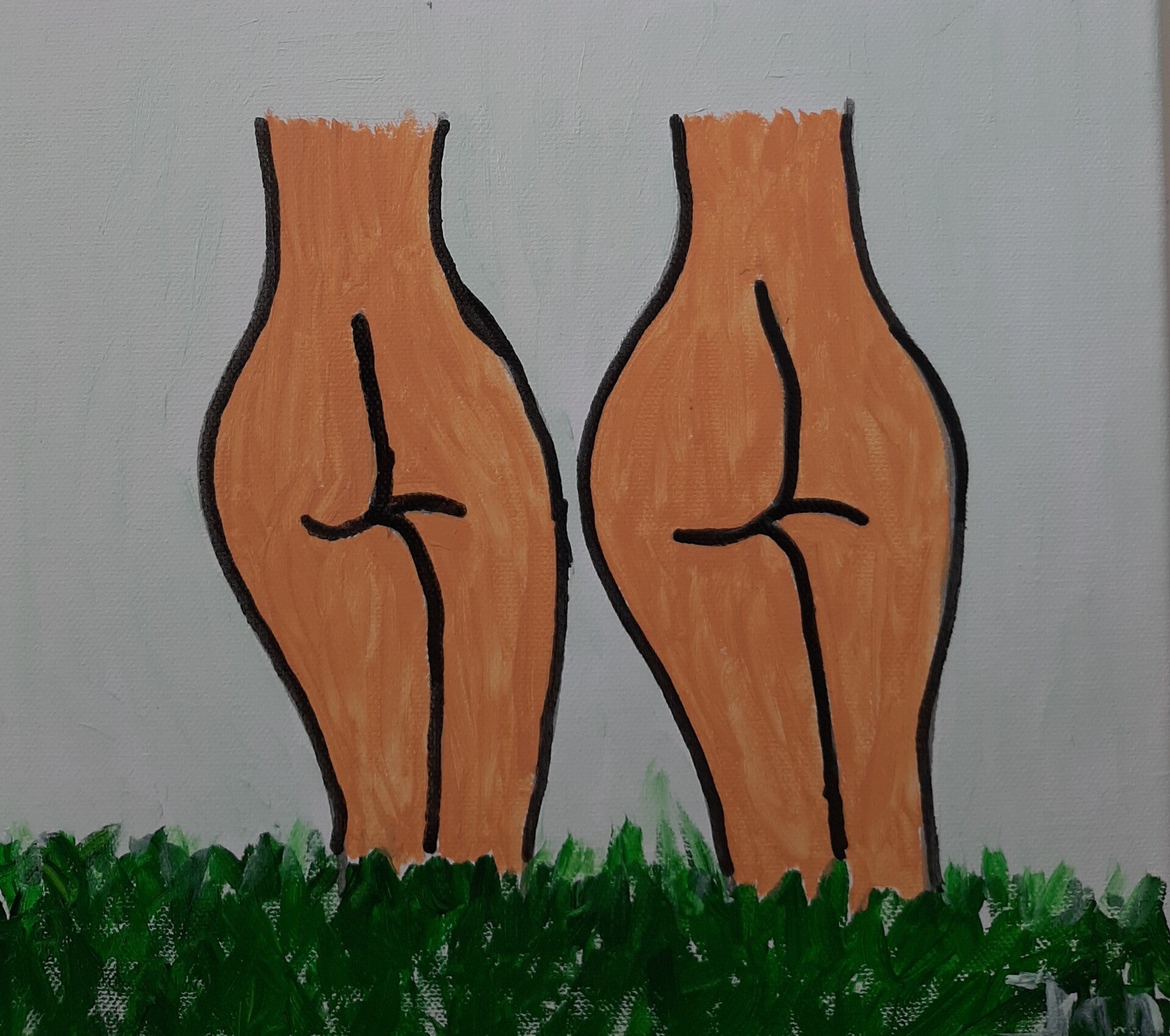 Als het gras ........