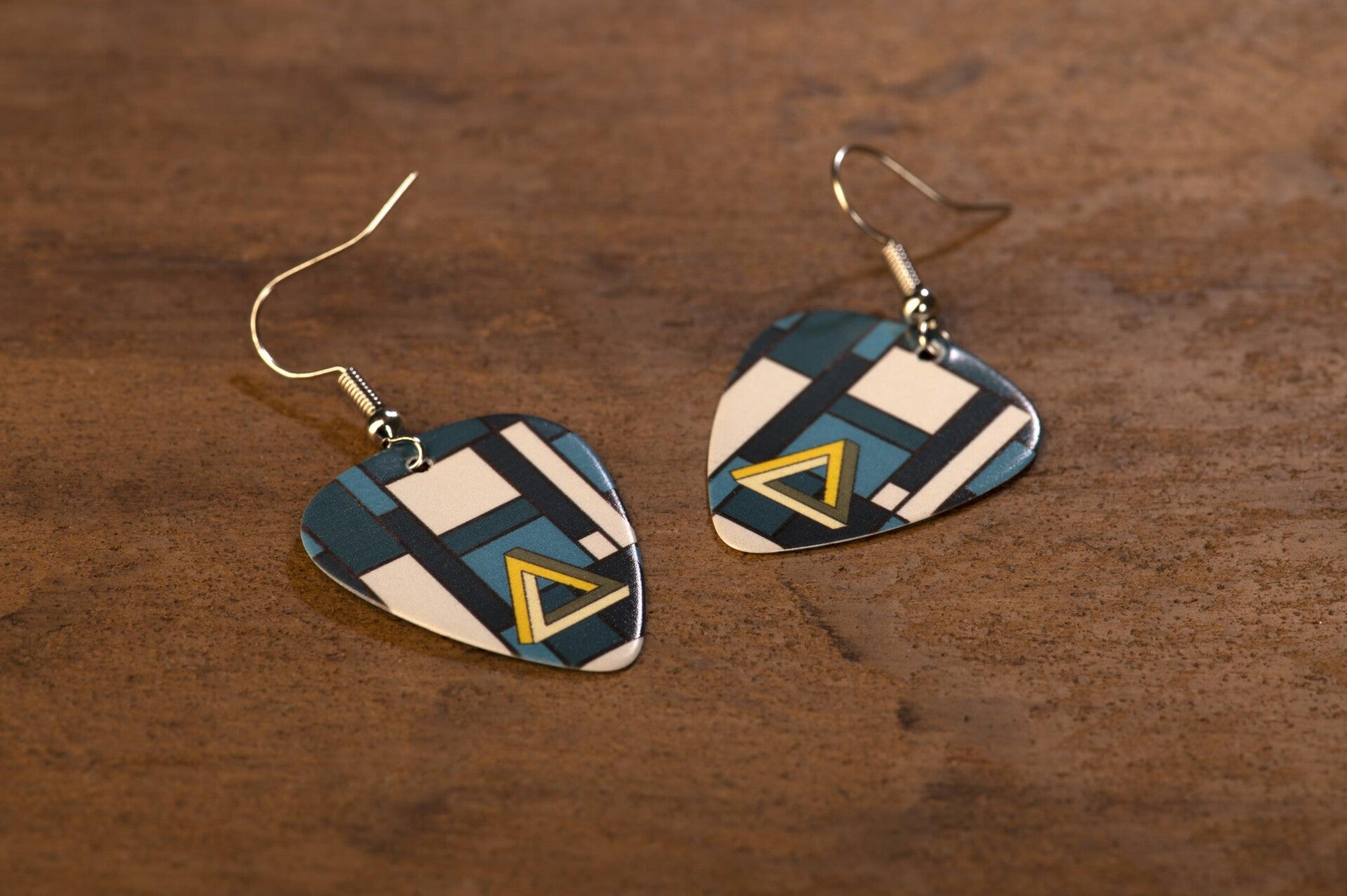 oorbellen - vakwerkcollectie donkerblauwtinten