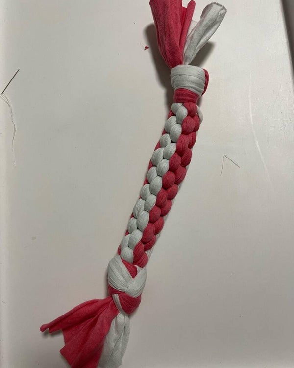 Corde pour chien en tissus