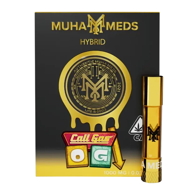 CARTUCHO WAX – MUHA MEDS  «Call Gas OG» (HÍBRIDA)
