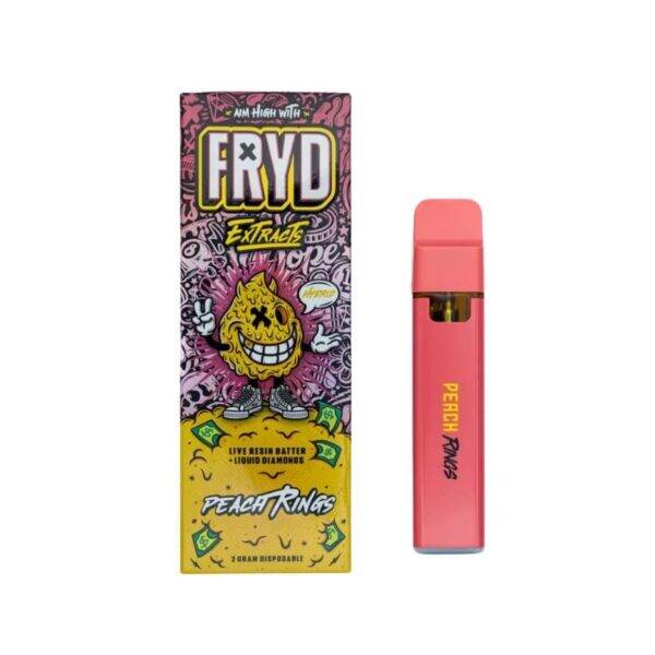 PLUMA  WAX - FRYD "Peach Rings" 2ML (HÍBRIDA)
