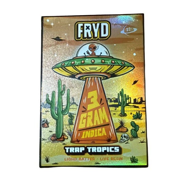 PLUMA DE WAX + GOMITAS - FRYD - "TRAP TROPICS" 3ML (INDICA)