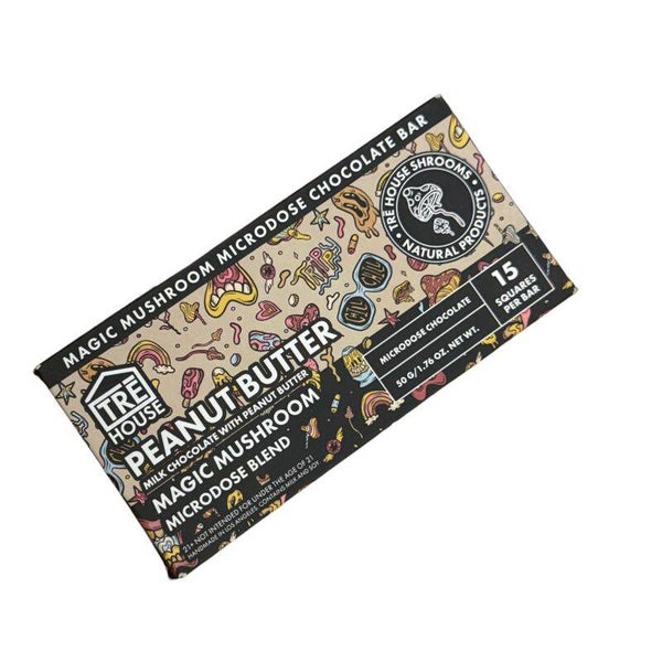 CHOCO HONGO- TREHOUSE "Peanut Butter" 15 piezas (50g)