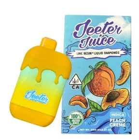PLUMA DE WAX DESECHABLE - JEETER JUICE "Peach Creme" 2ML (ÍNDICA)