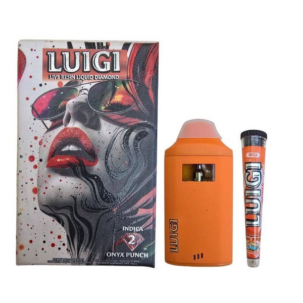 PLUMA DE WAX + PREROLADO – LUIGI «Onyx Punch» 2 ML (INDICA)