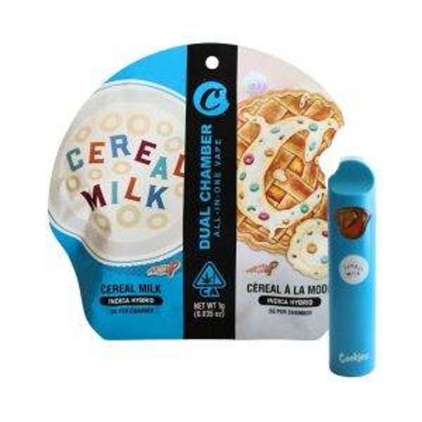PLUMA DE WAX DESECHABLE - COOKIES (2 sabores) "Cereal Milk - Cereal a la mode" (INDICA - HIBRIDA)