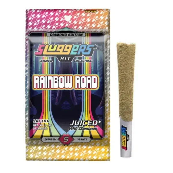 PORROS PRE-ROLADOS - SLUGGERS "Rainbow Road" (5 piezas) SATIVA