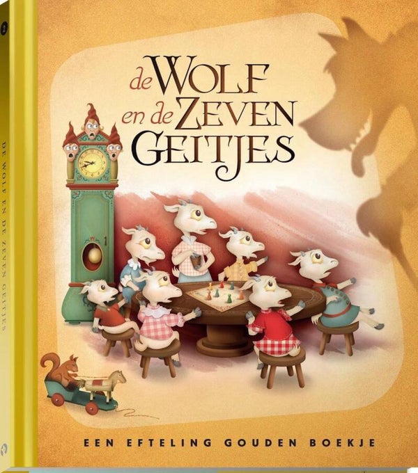 gouden boekje Efteling: de wolf en de zeven geitjes.2
