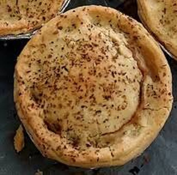 Vegan Country Jackfruit Pie - Pastry Top