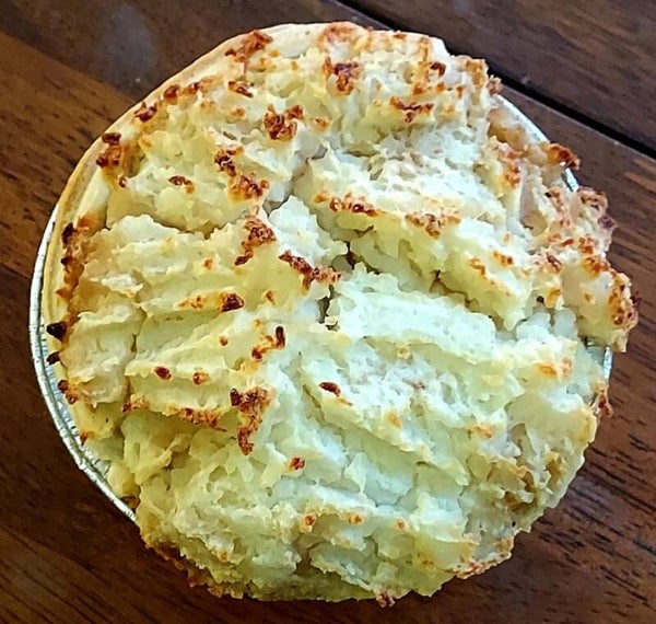 Vegan Nut Roast Pie - Crispy Potato Top