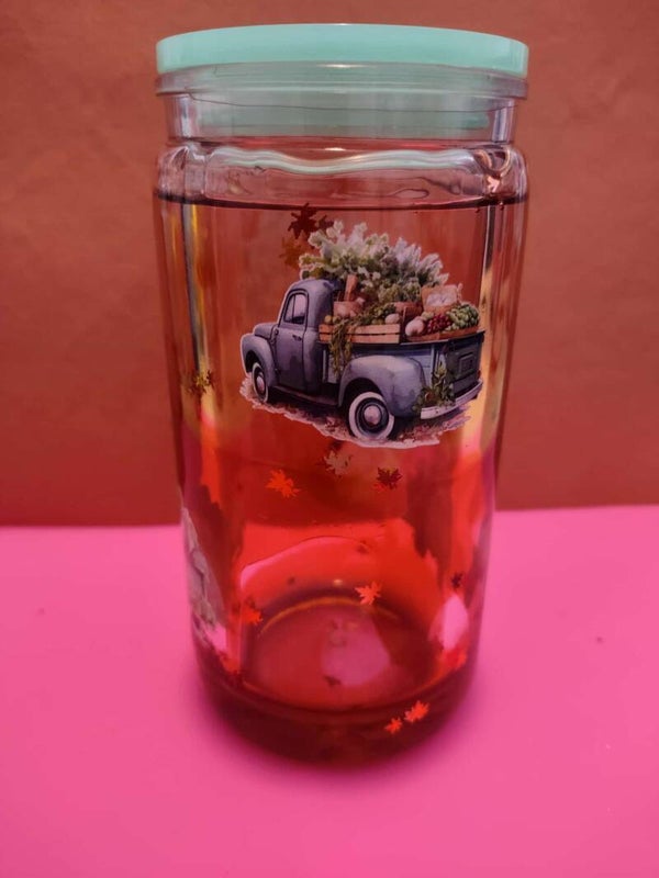 A-5. 16 oz Lava Snow globe cup